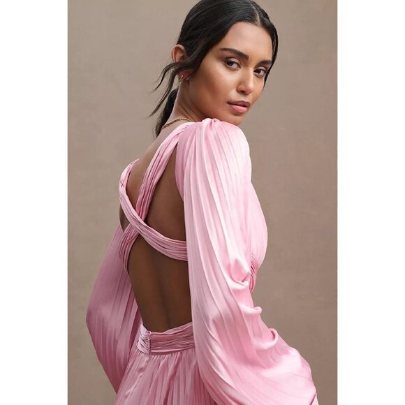 MAC DUGGAL Long Sleeve Cut Out Gown in Pink Size US 2 - Picture 5 of 16